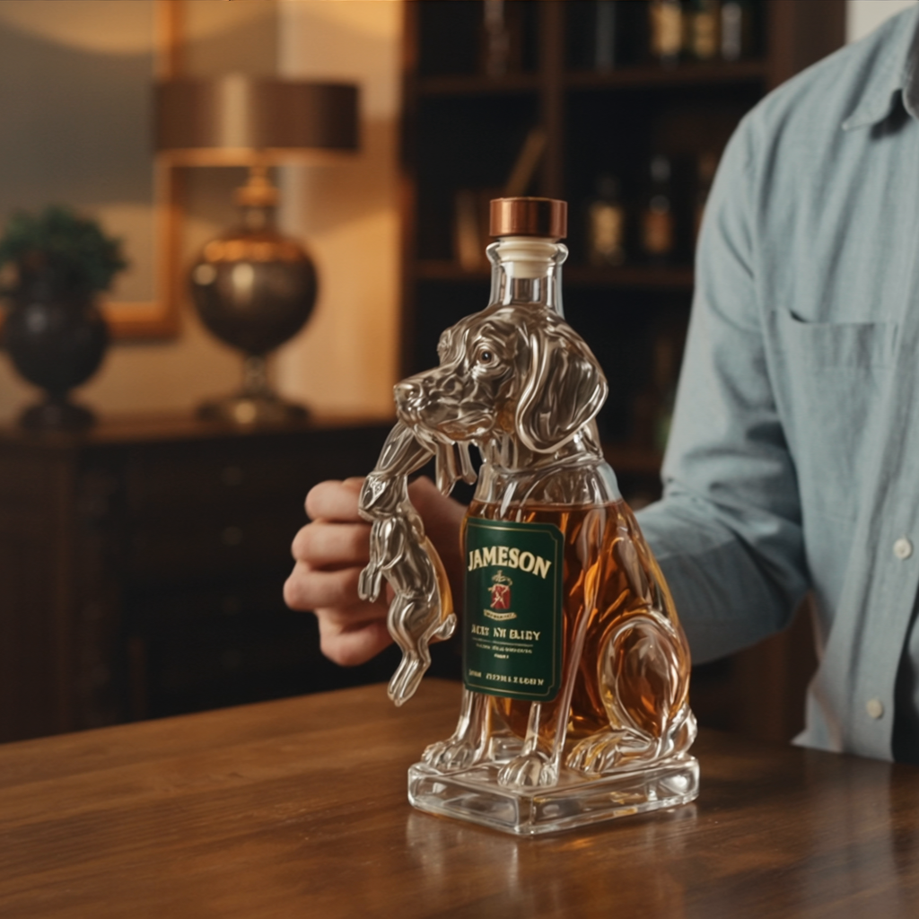 Whiskey-Flasche - Hundenedition