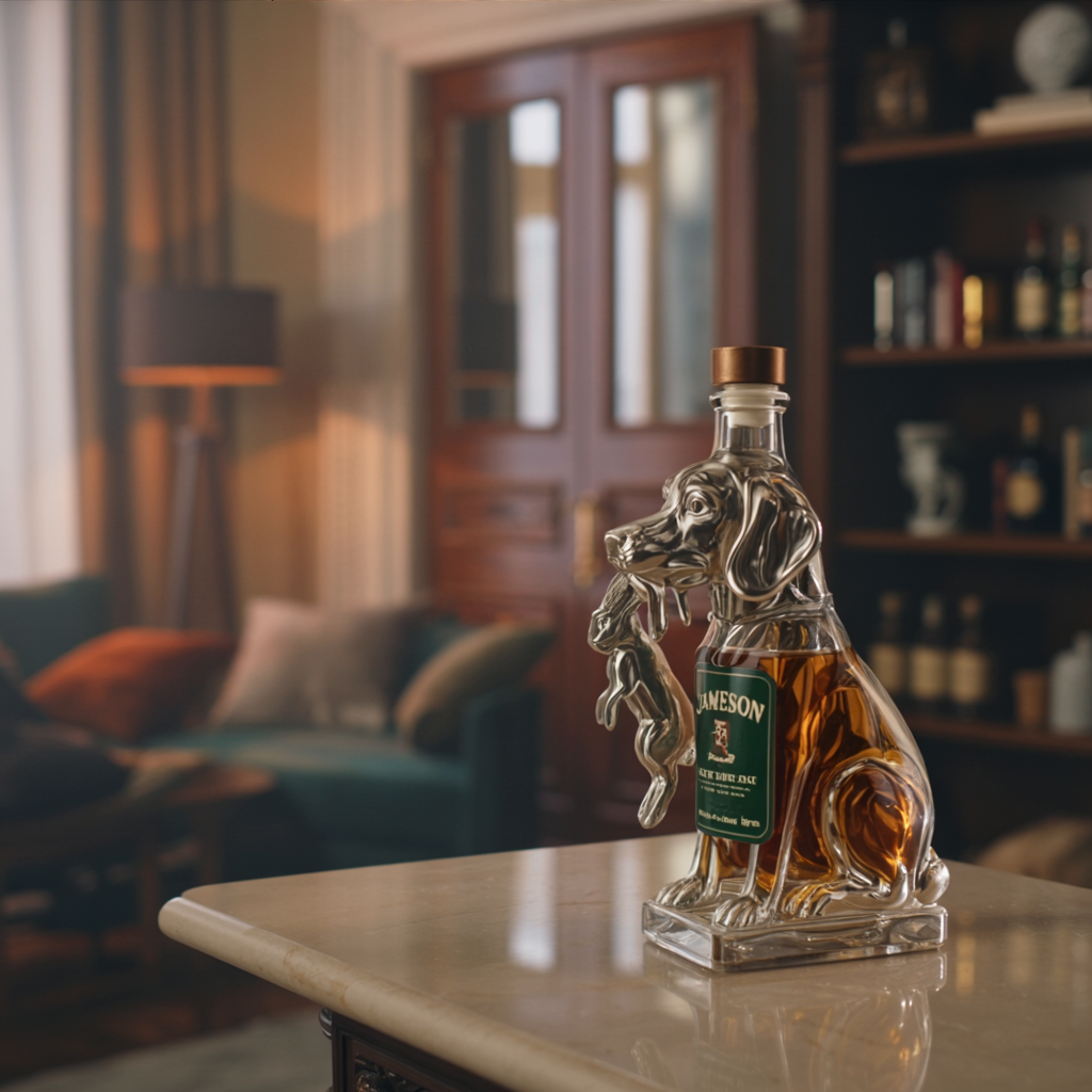 Whiskey-Flasche - Hundenedition