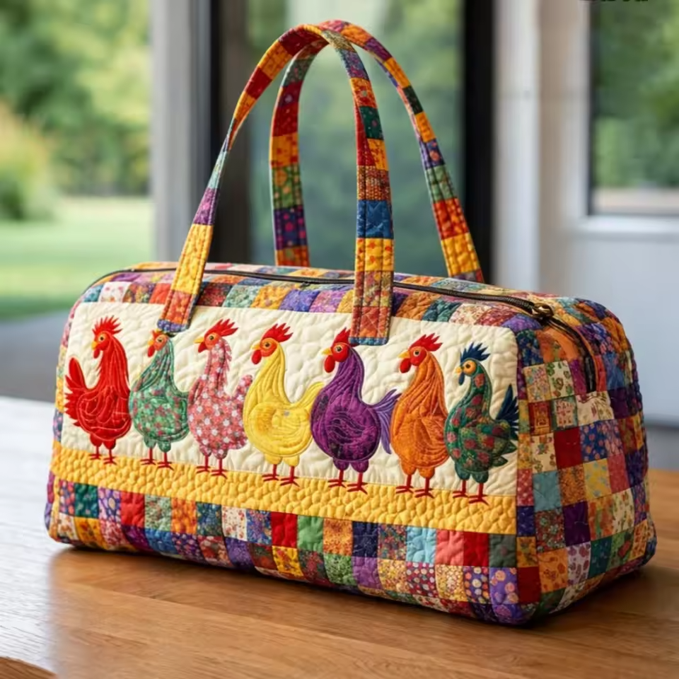 Elise | Handgefertigte Reisetasche weich