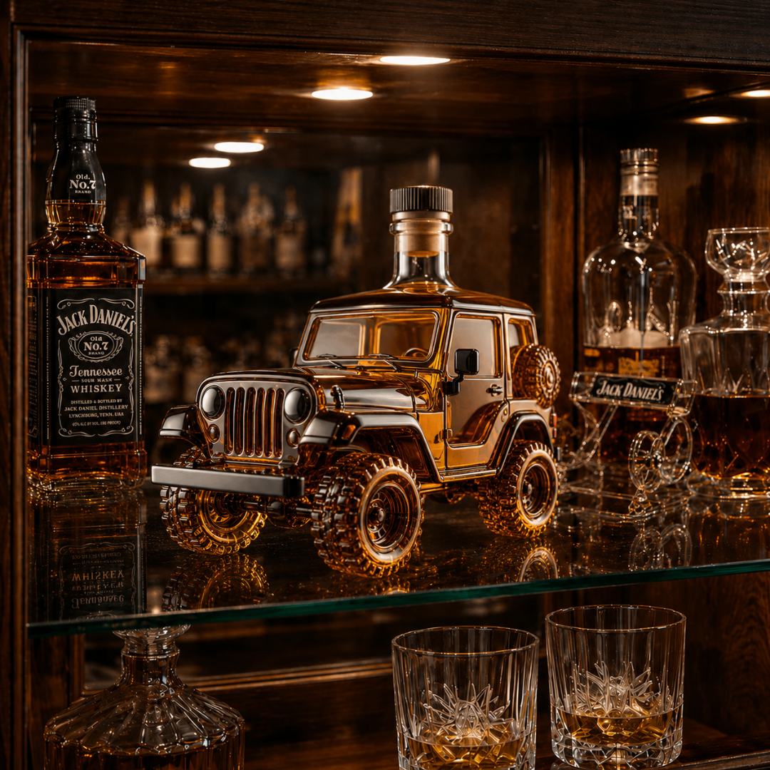 Whisky-Flasche - Jeep Edition