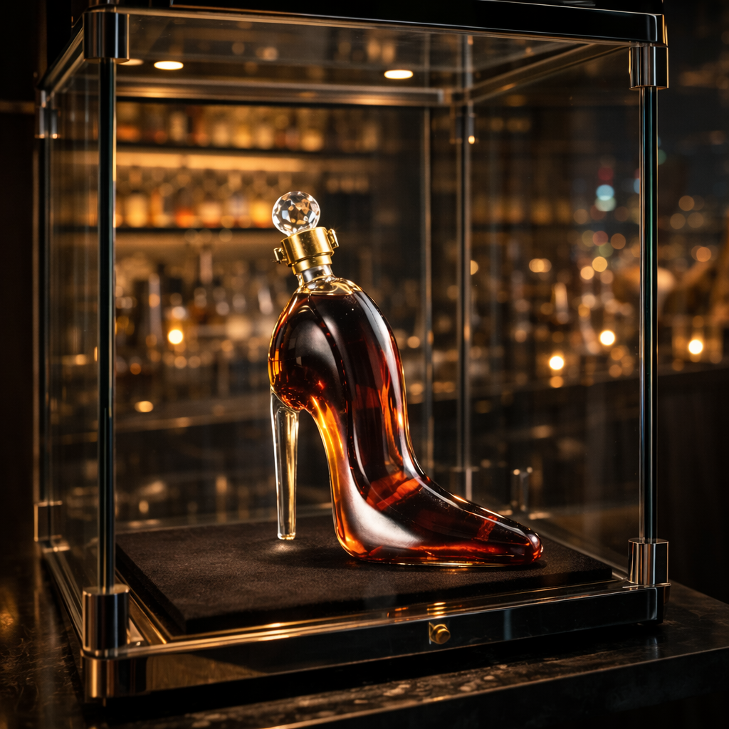 Whiskey-Flasche - Hochhackige Edition