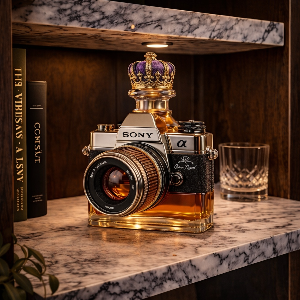 Whisky-Flasche - Kamera-Edition