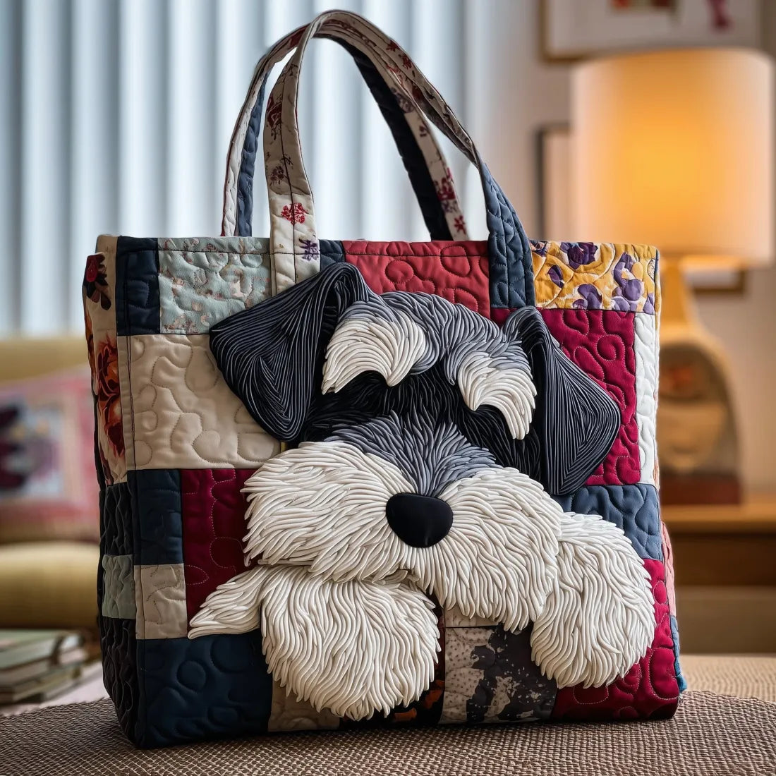 Schnauzer Tragetasche - Handgemacht