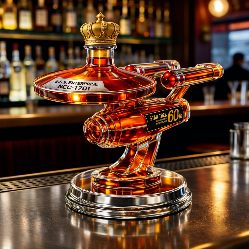 60th Anniversary of the USS Enterprise - Whisky Decanter
