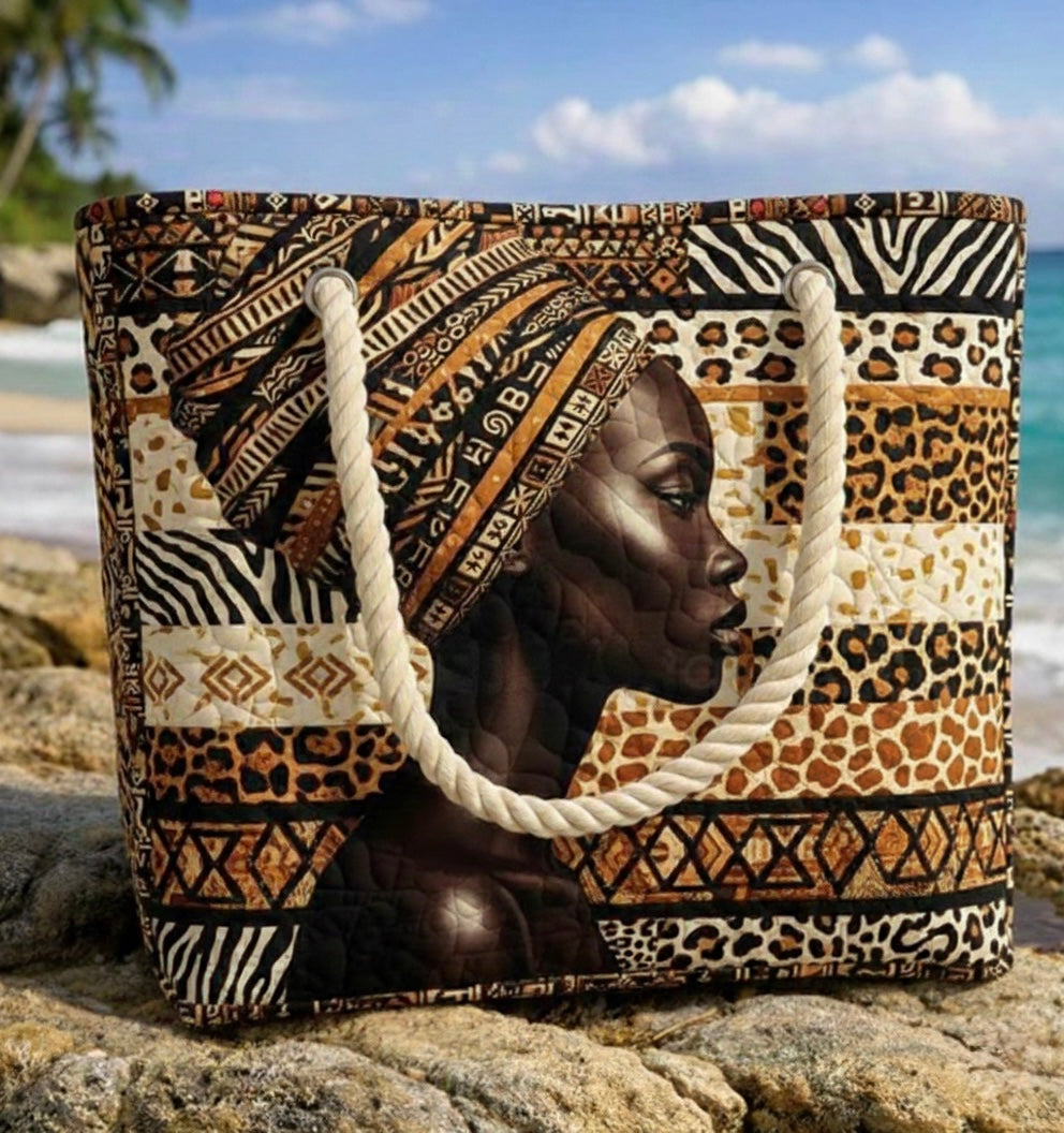 Strandtasche Gepolstert Melanin Queen
