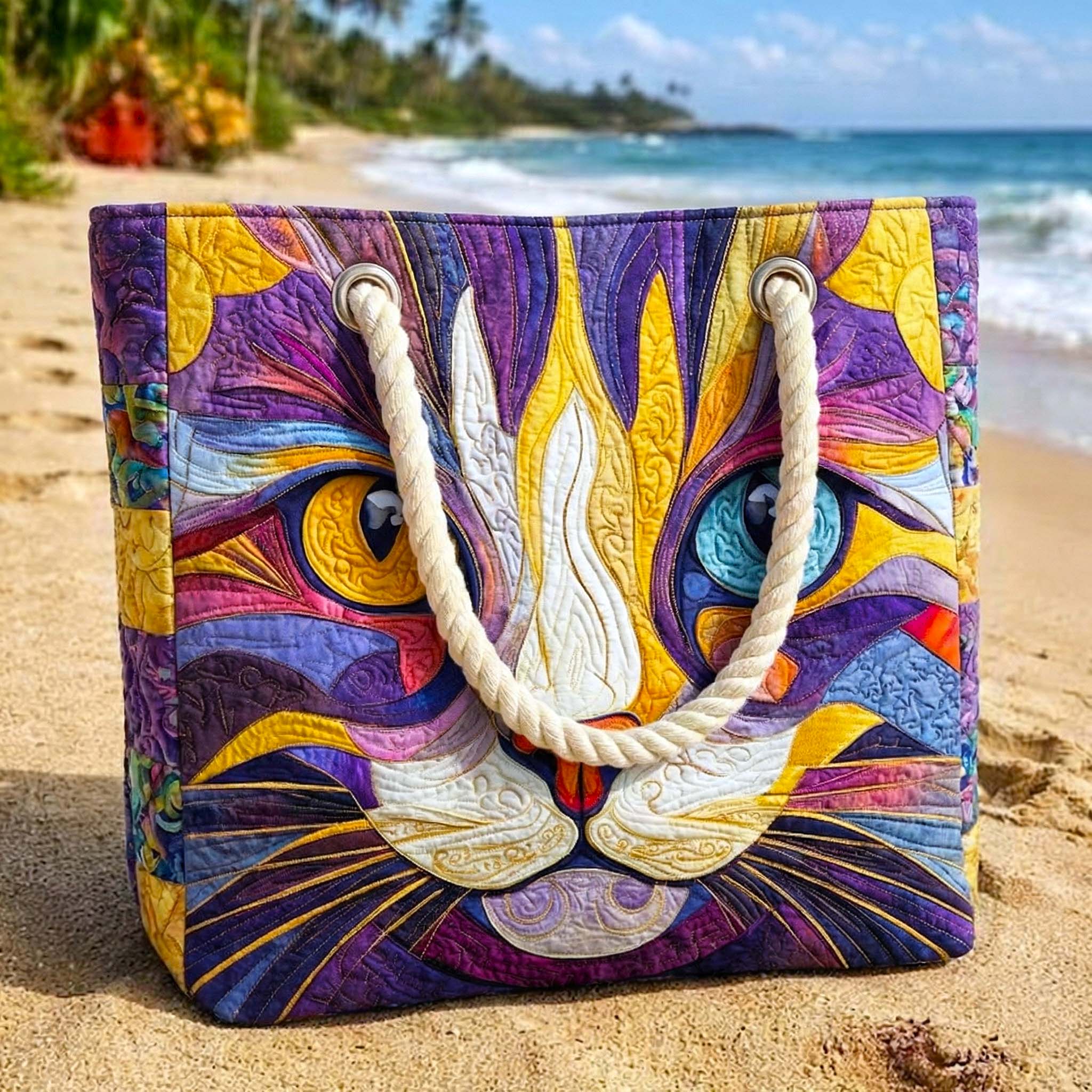 Gepolsterte Strandtasche Catitude