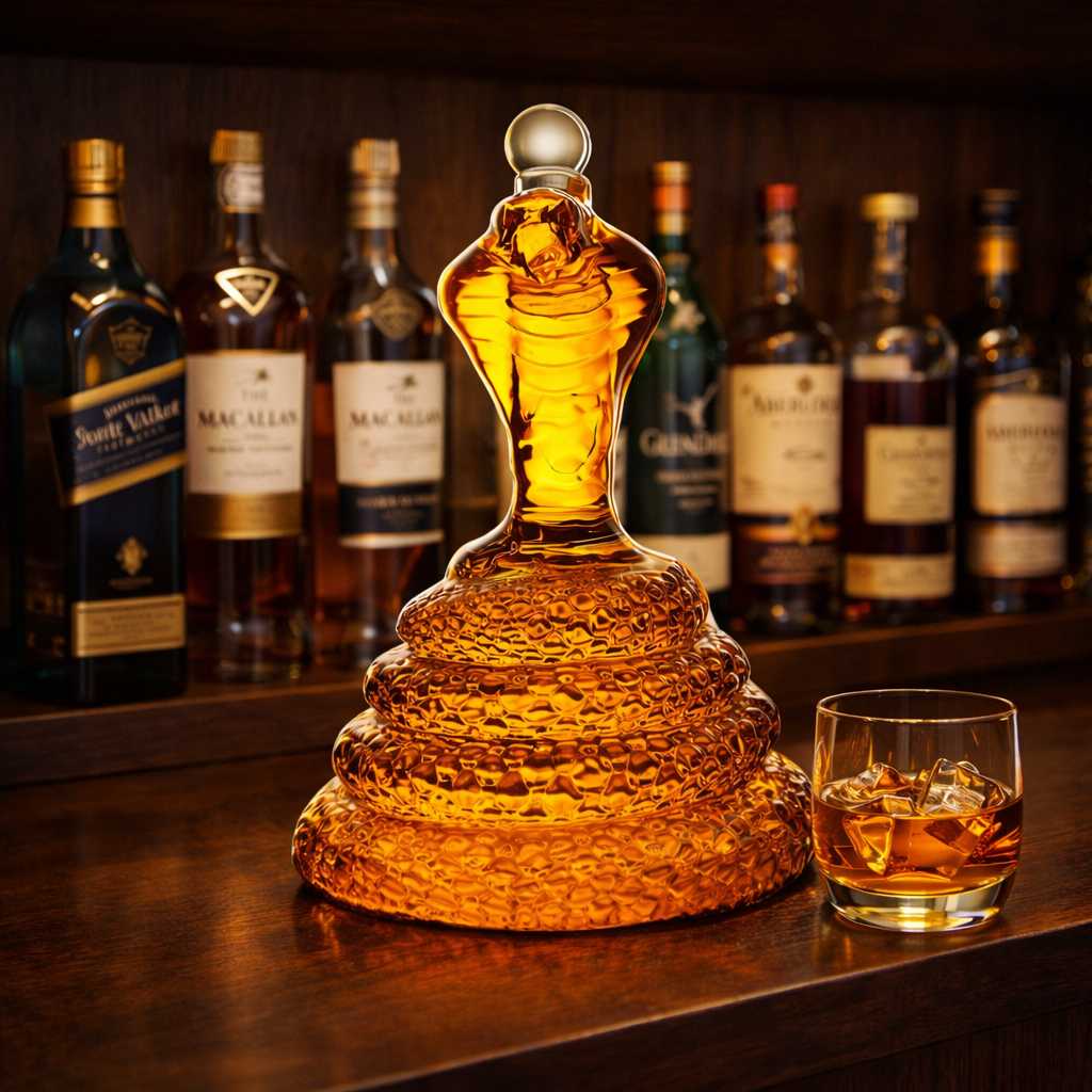 Whisky-Flasche - Cobra-Edition