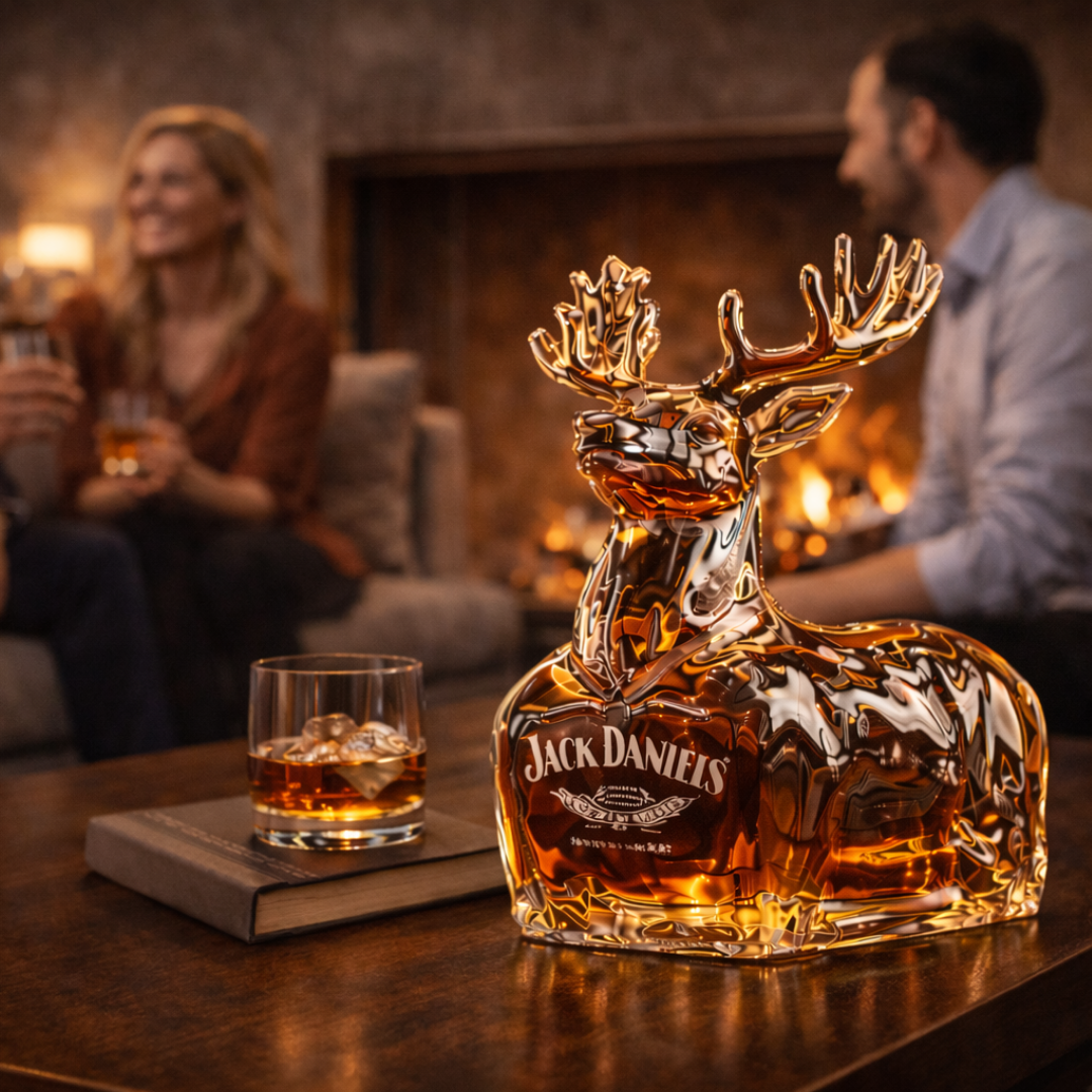 Whisky-Flasche - Rentier-Edition