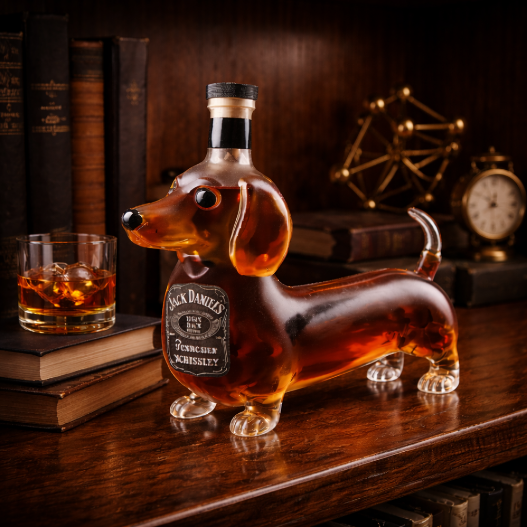 Whiskyflasche - Dackel Edition