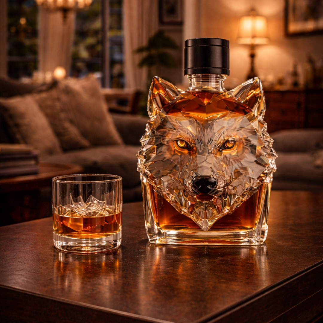 Whisky-Flasche - Wolf-Edition