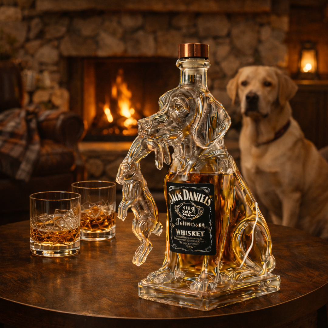 Whiskey-Flasche - Hundenedition
