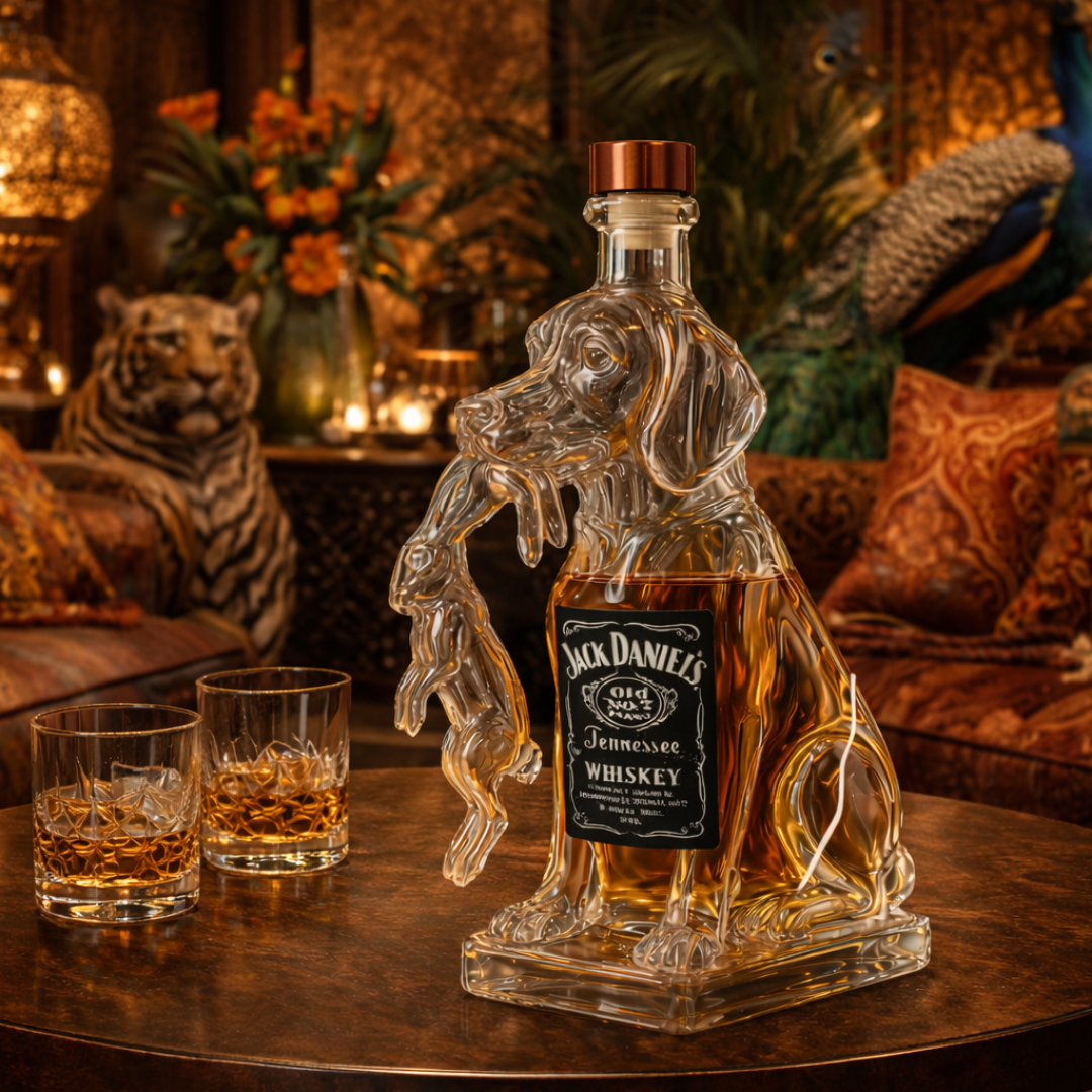 Whiskey-Flasche - Hundenedition