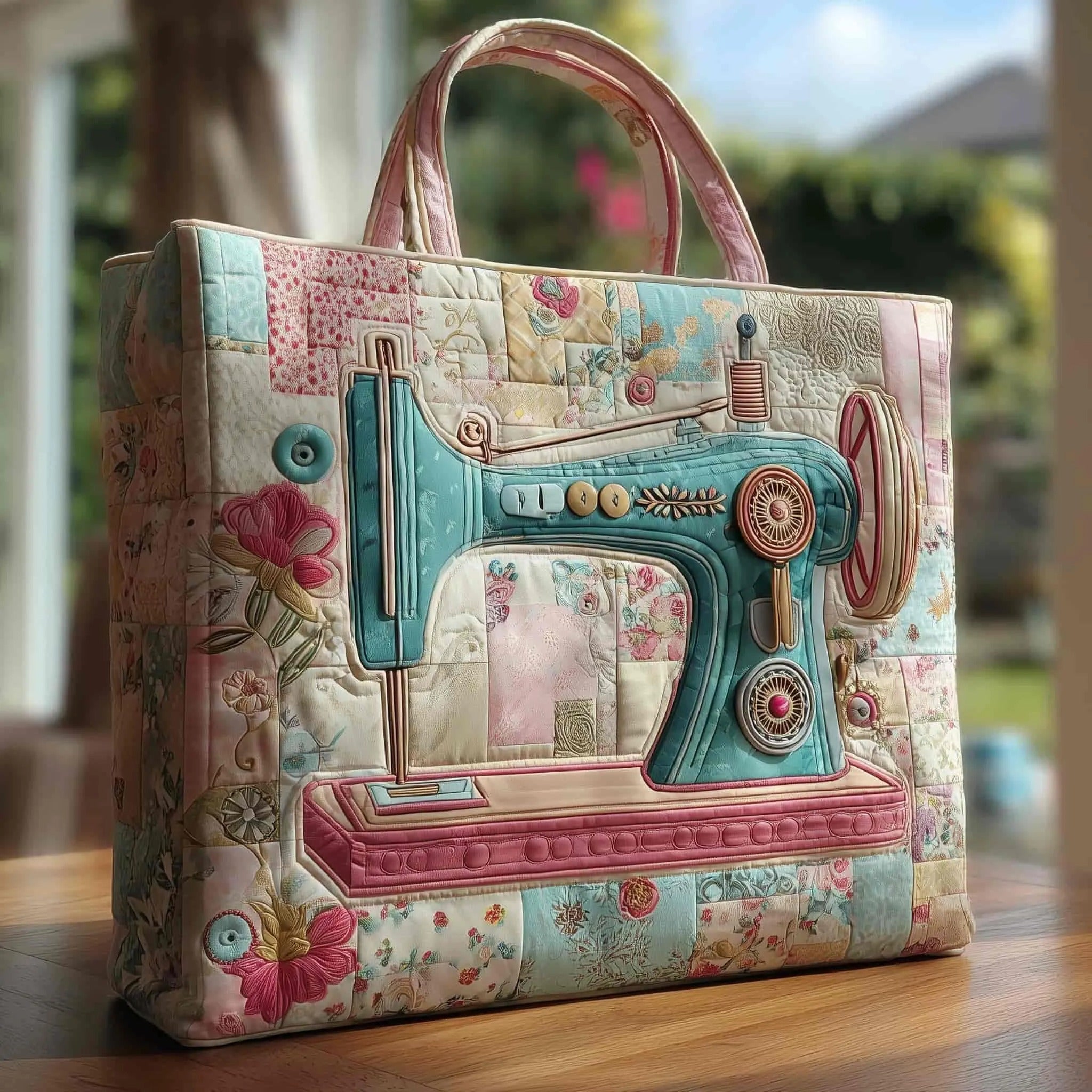 HANDTASCHE HANDGEFERTIGT - NÄHEN