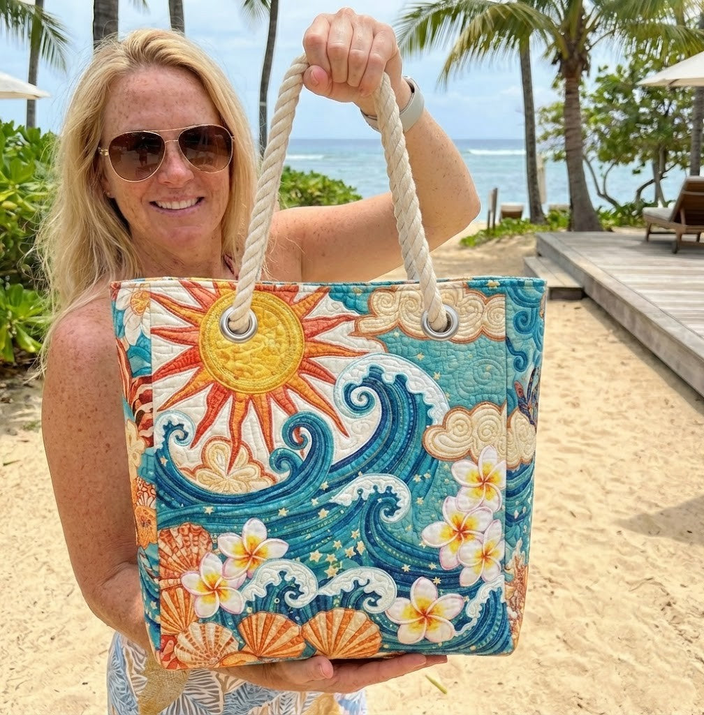 Gepolsterte Strandtasche Halo Warm