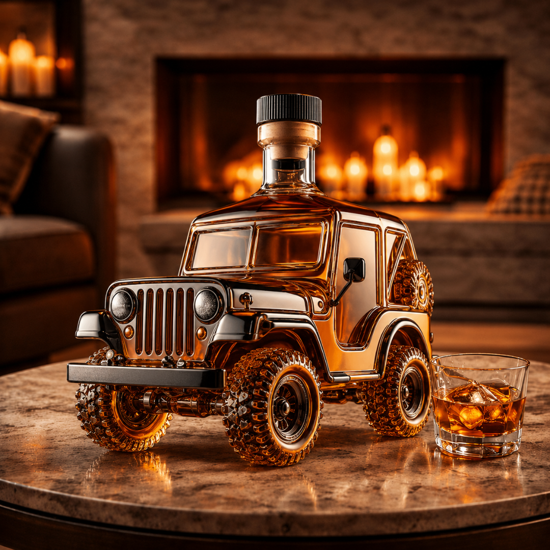 Whisky-Flasche - Jeep Edition