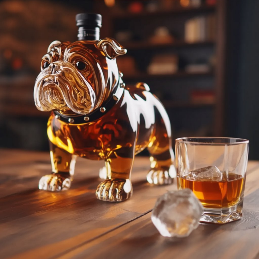 Whisky-Flasche - Bulldog-Edition