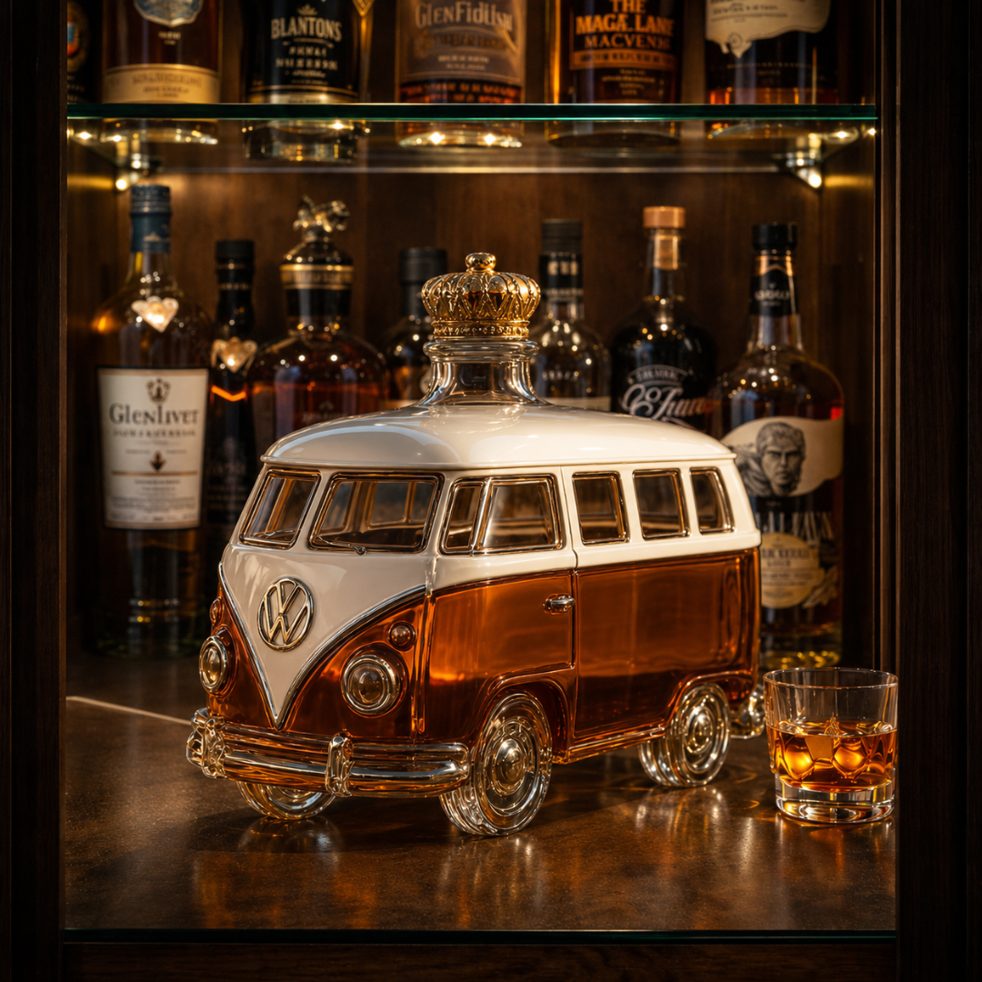 Whisky-Flasche - Mini-Van Edition