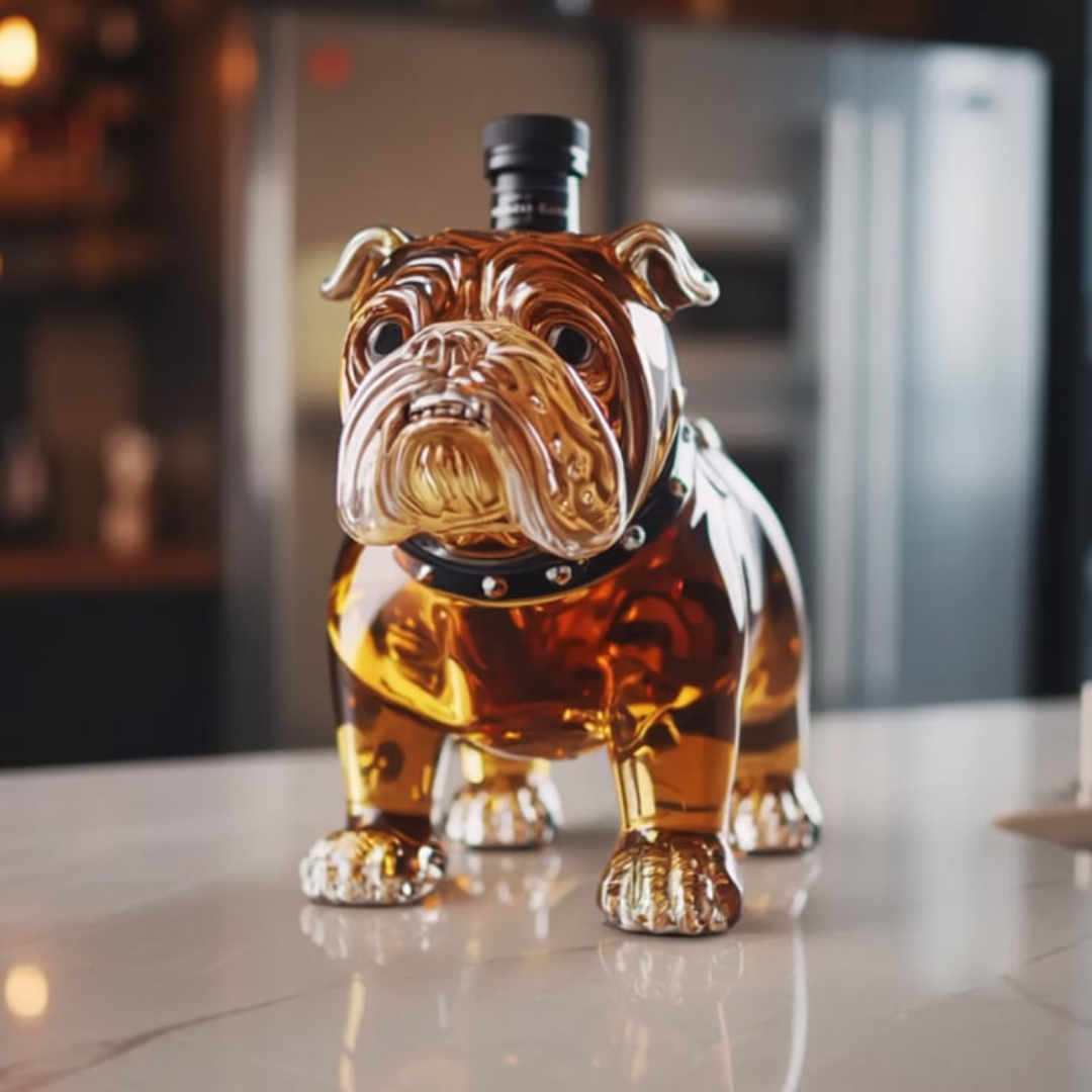 Whisky-Flasche - Bulldog-Edition