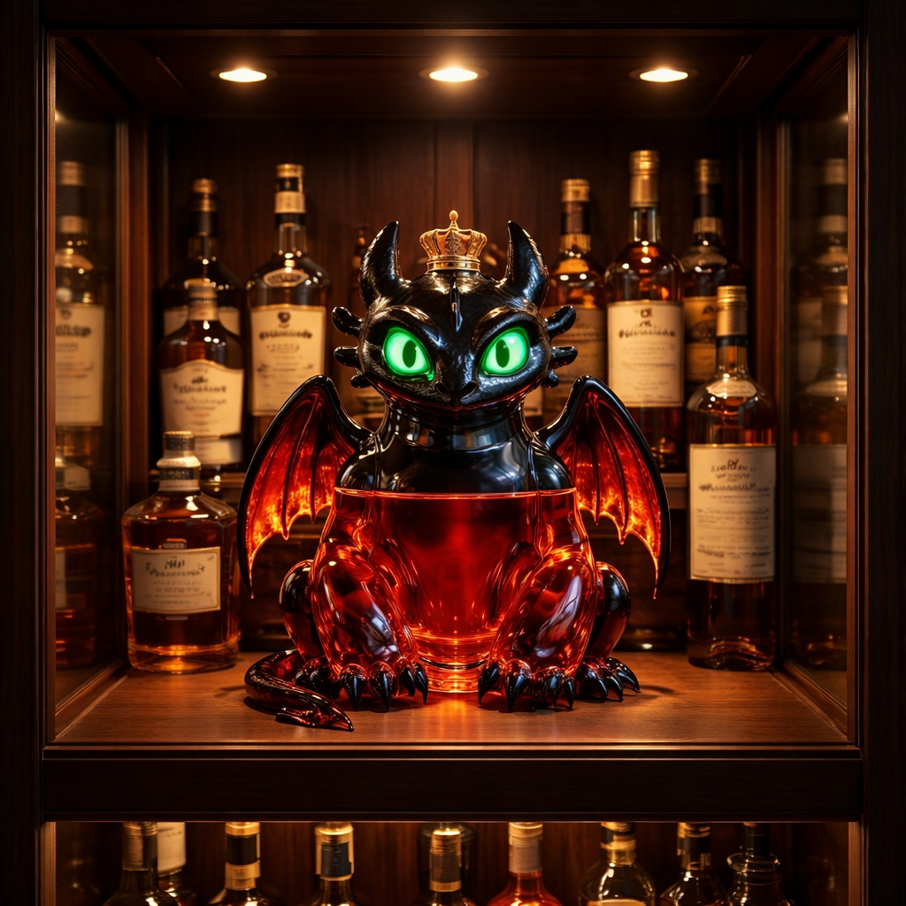 Whisky-Flasche - Drachen-Edition