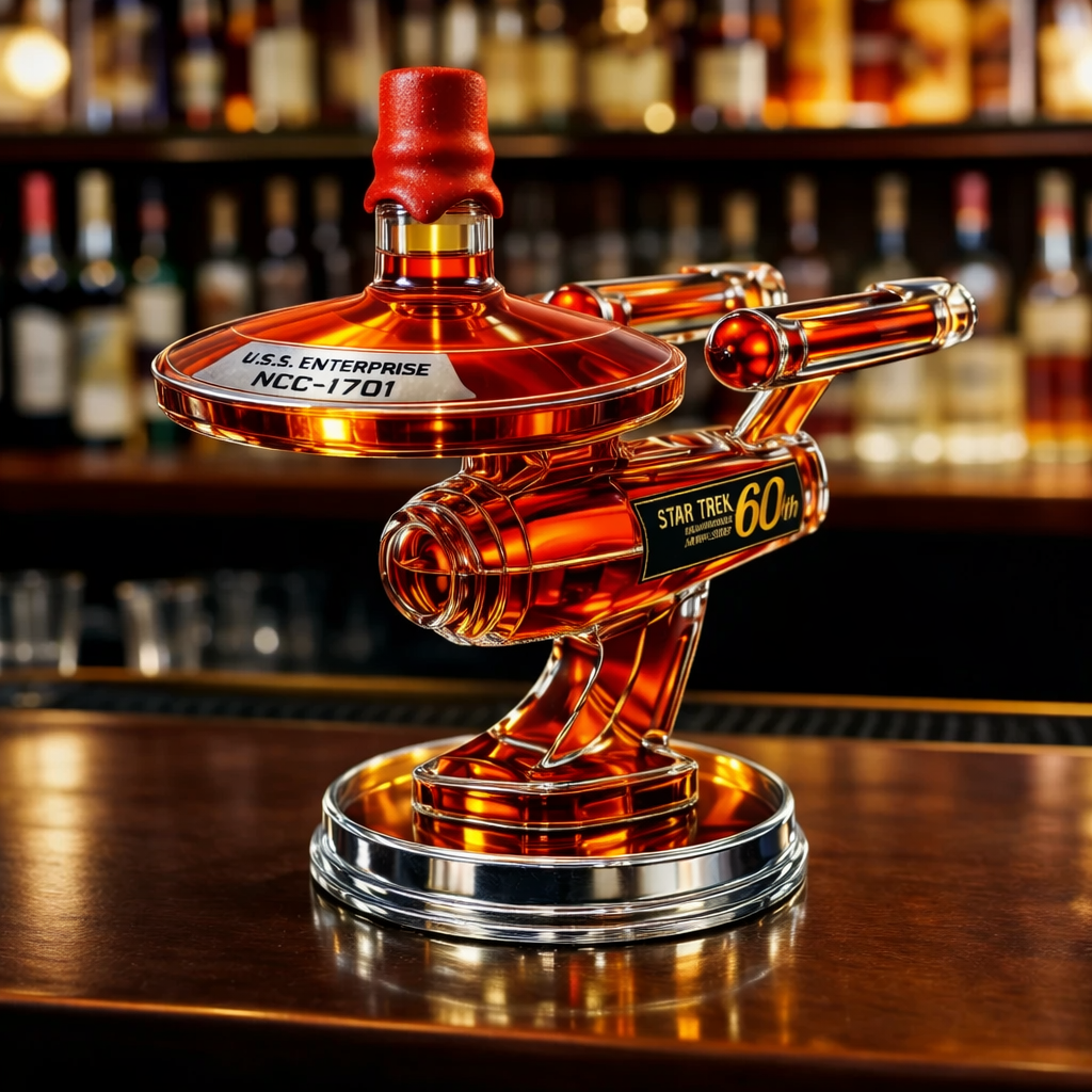 60th Anniversary of the USS Enterprise - Whisky Decanter