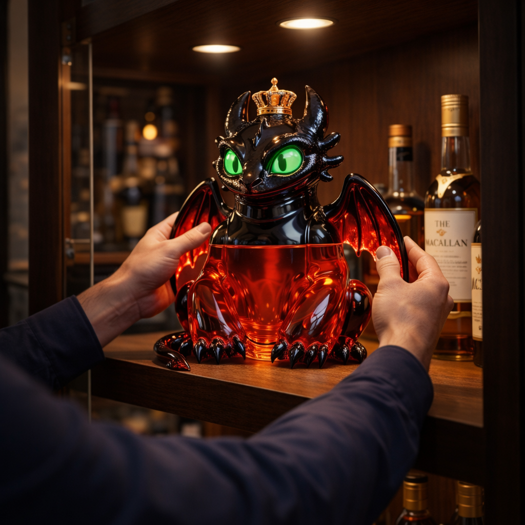 Whisky-Flasche - Drachen-Edition