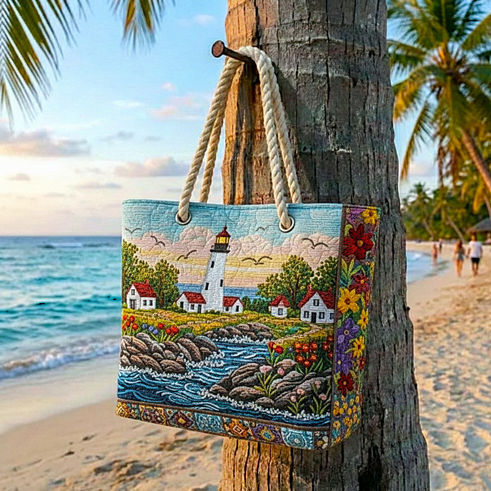 Strandtasche Gepolstert Lighthouse Glow