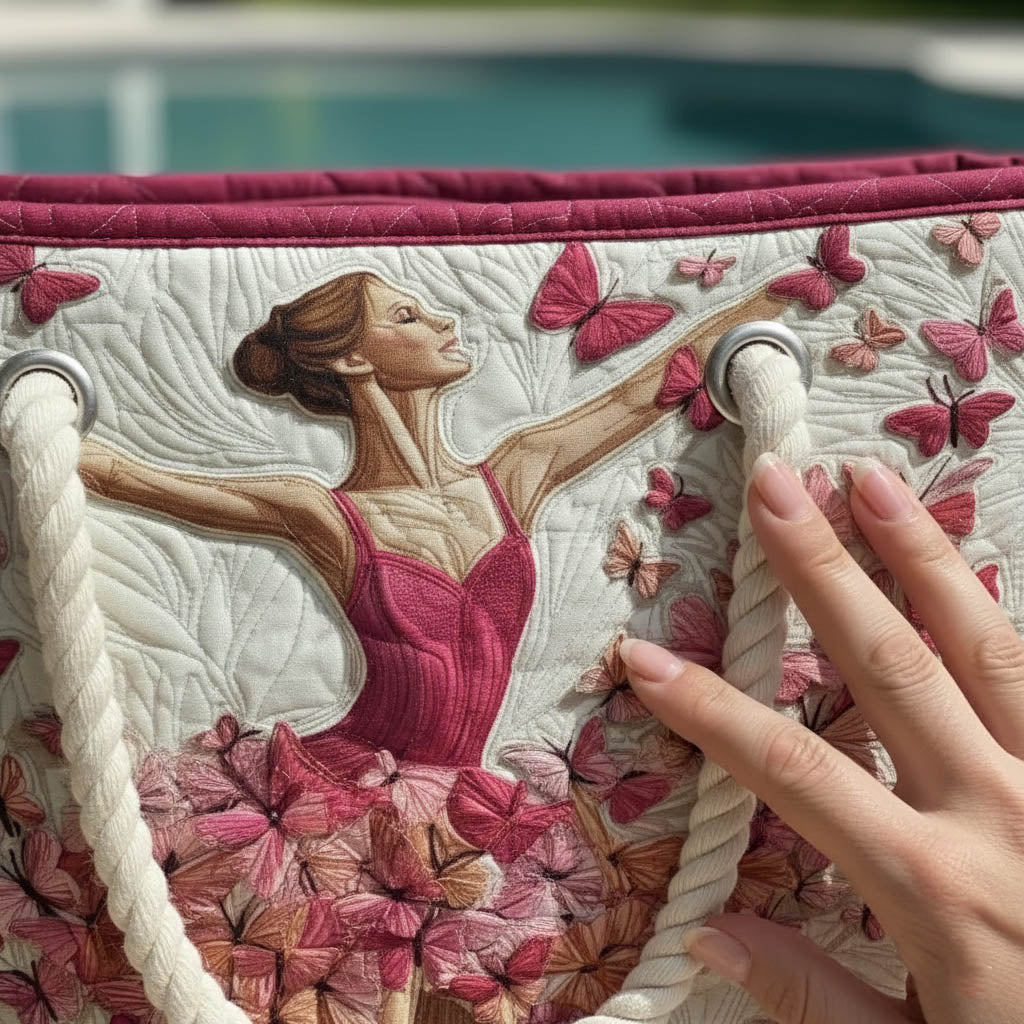 Gepolsterte Strandtasche Ballerina