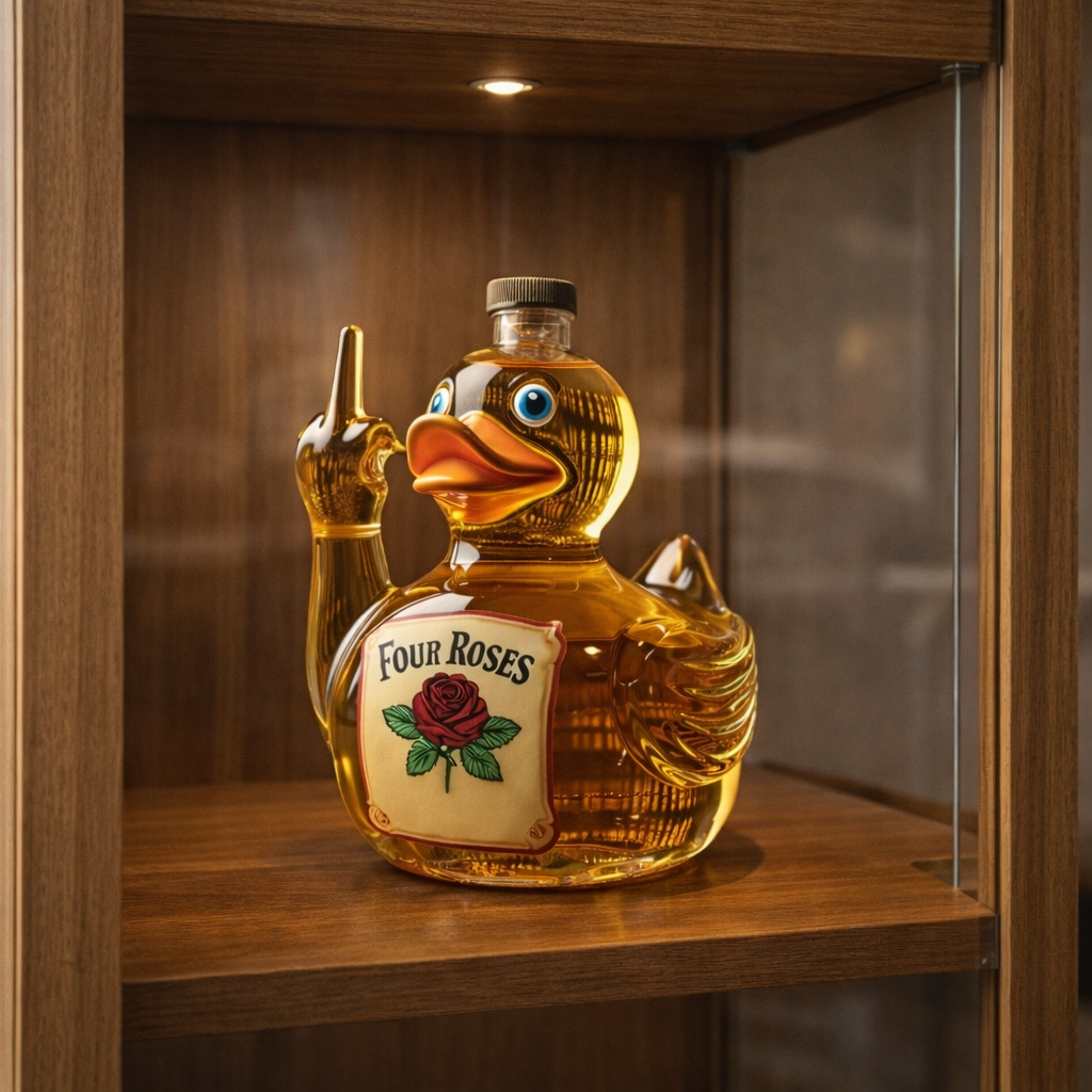 Whiskey-Flasche - Rebel Duck Edition