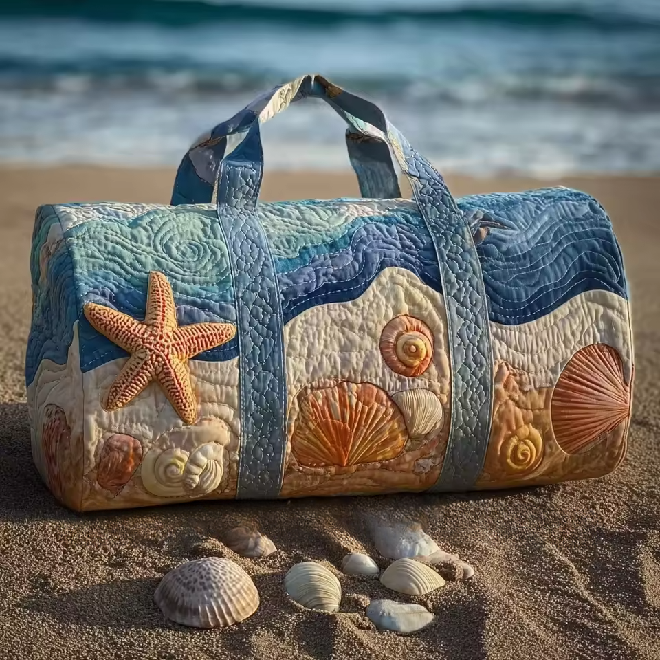 Maude | Handgefertigte Reisetasche Sanft
