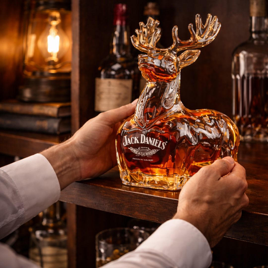 Whisky-Flasche - Rentier-Edition
