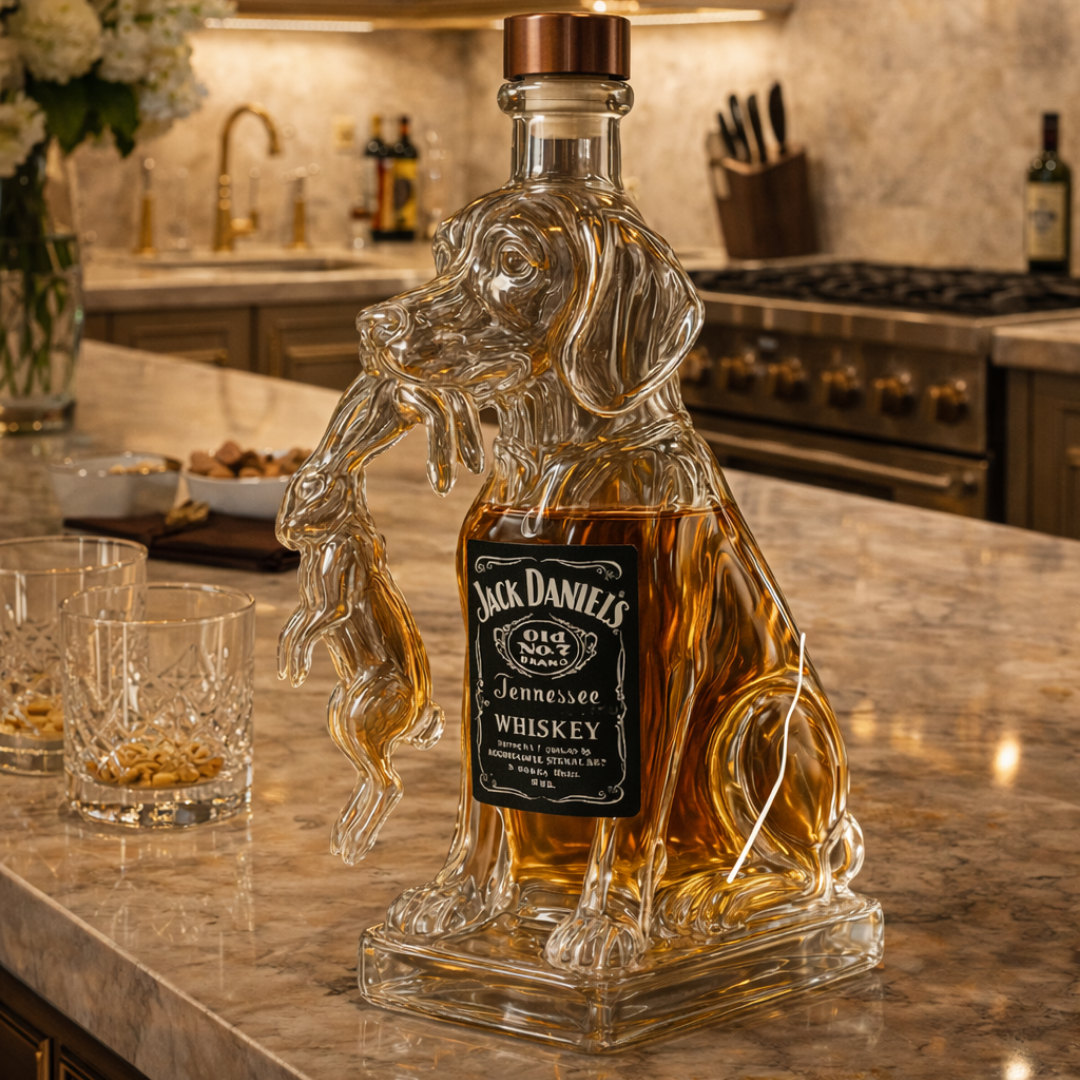 Whiskey-Flasche - Hundenedition