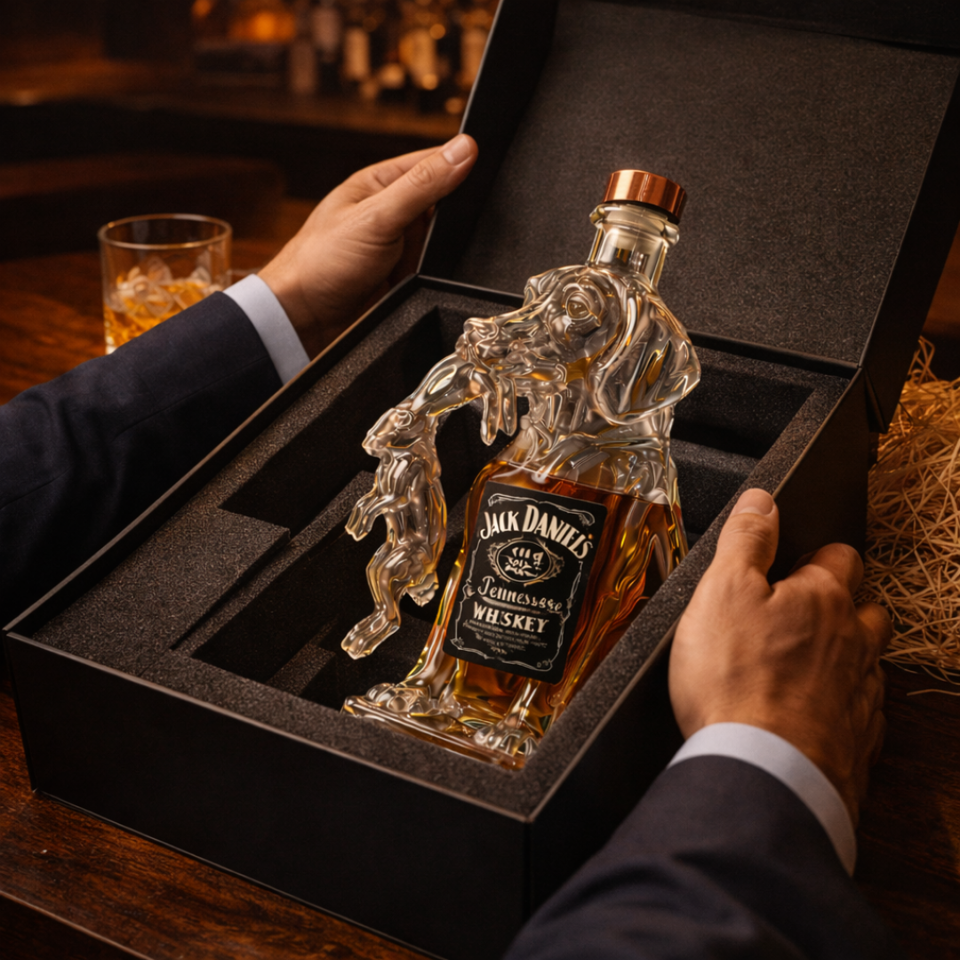Whiskey-Flasche - Hundenedition