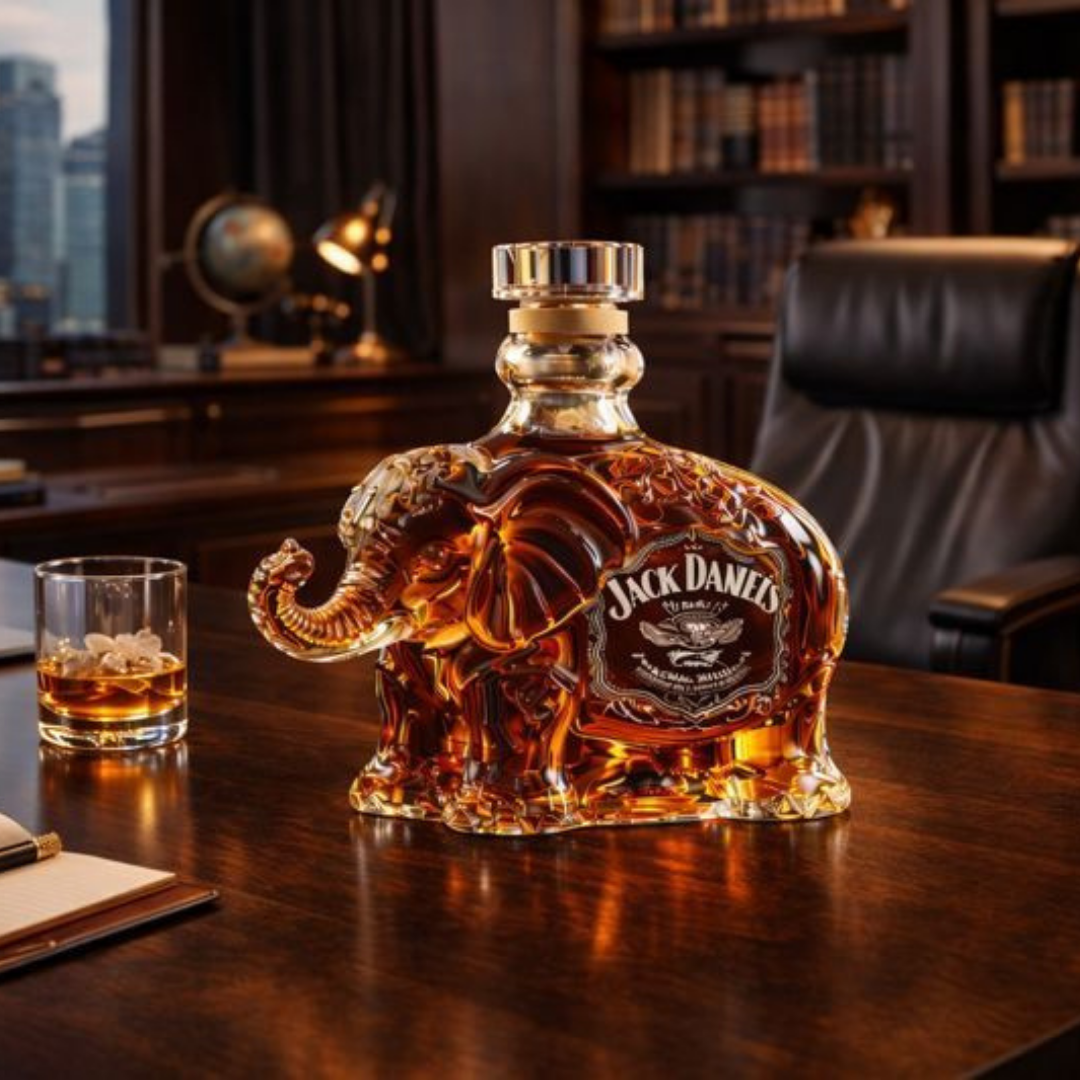 Whiskyflasche - Elefanten-Edition