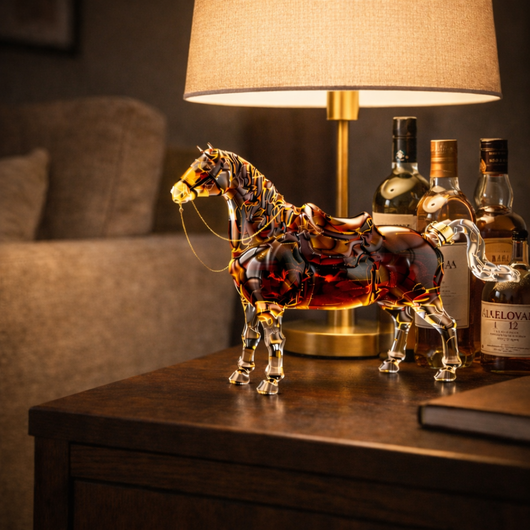 Whisky-Flasche - Pferdeausgabe