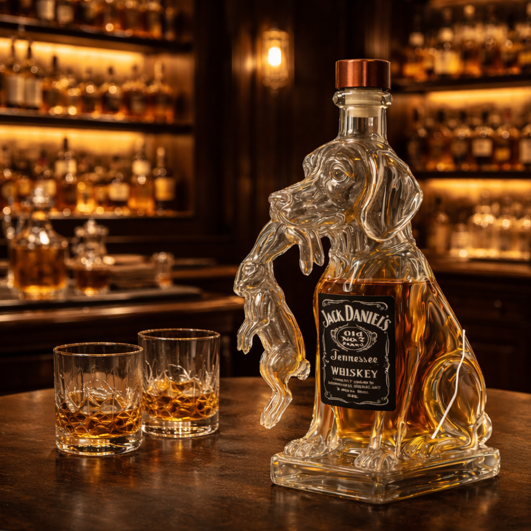 Whiskey-Flasche - Hundenedition