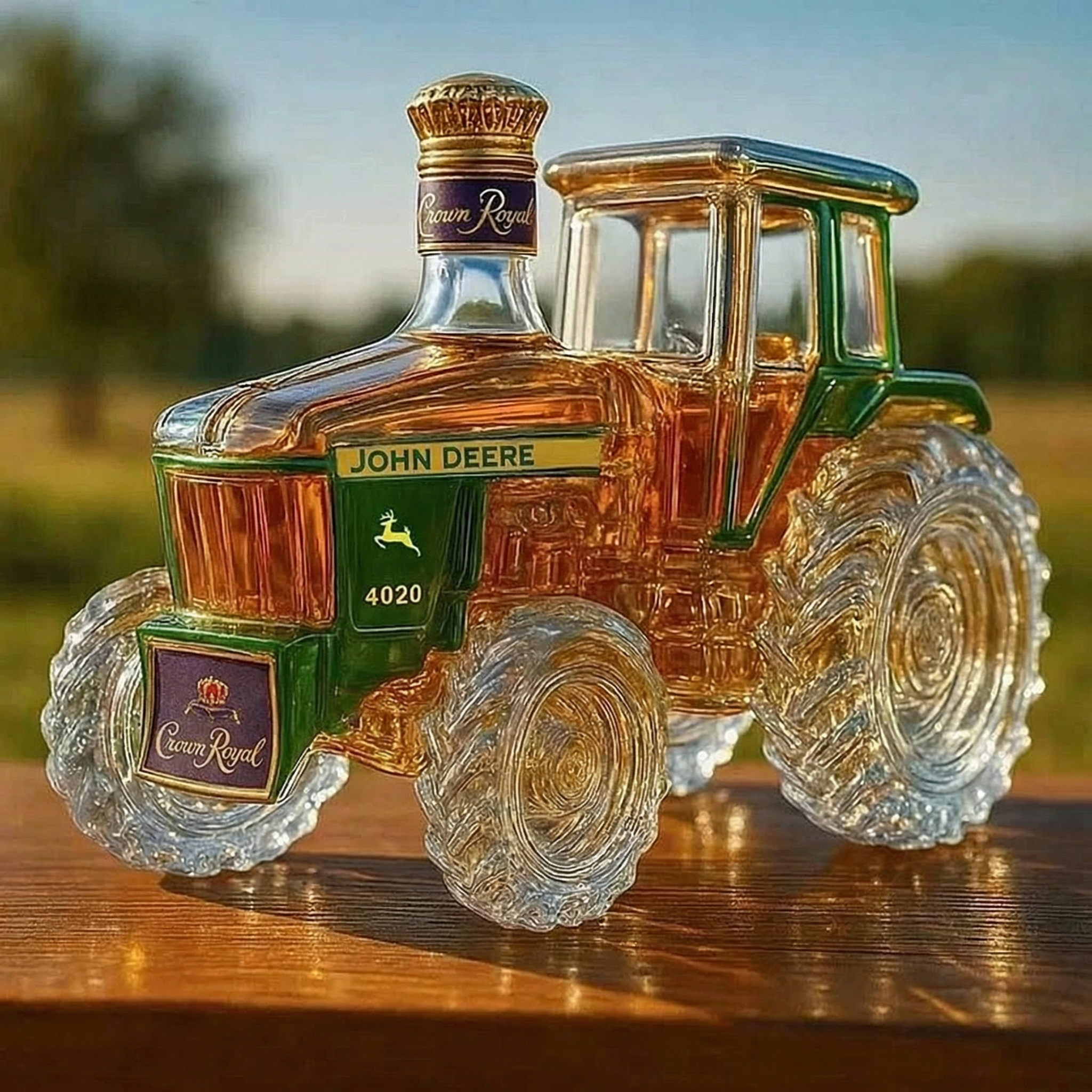 4020 Glass Whisky Bottle