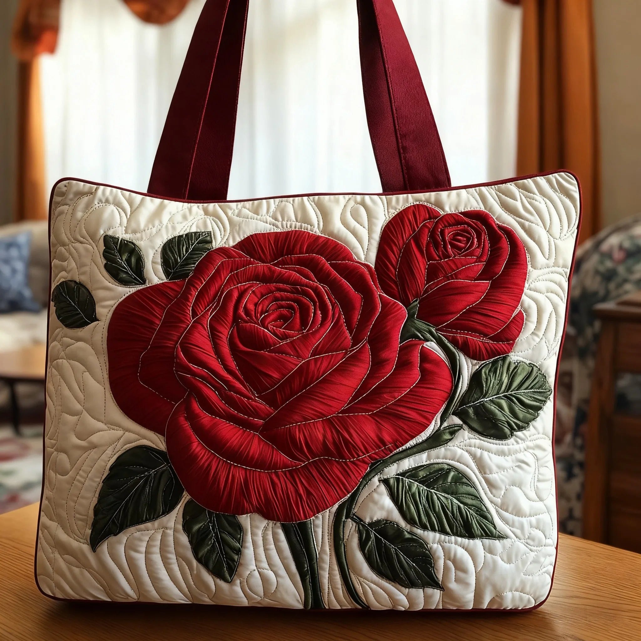 HANDGEMACHTE TASCHE - ROSEN