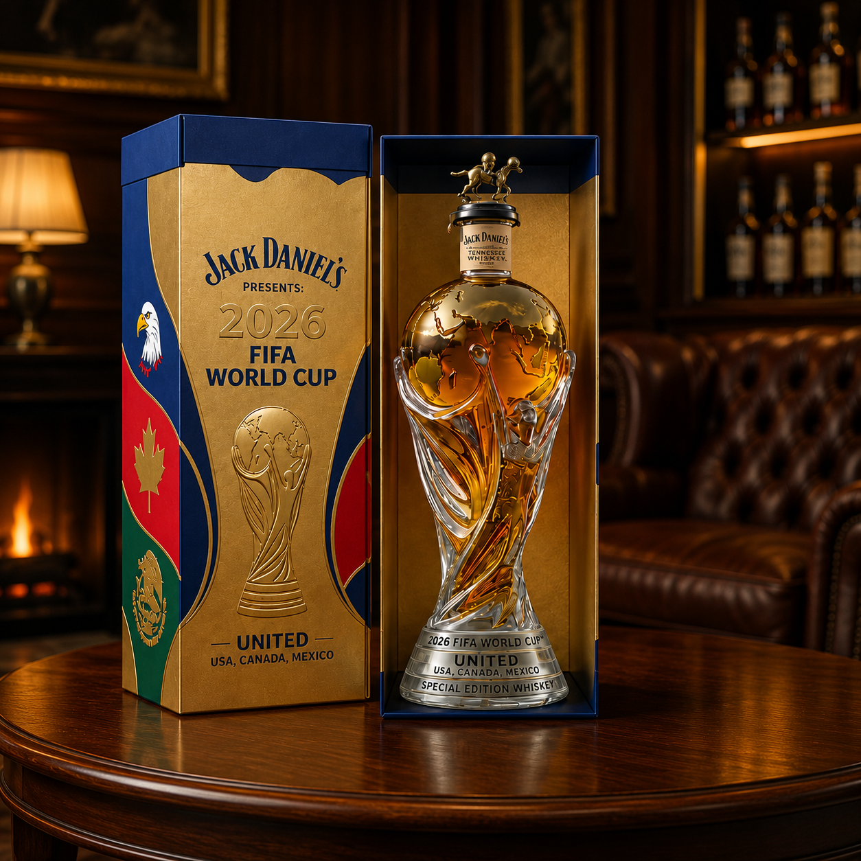 Weltmeisterschafts-Edition 2026 - Whisky Karaffe